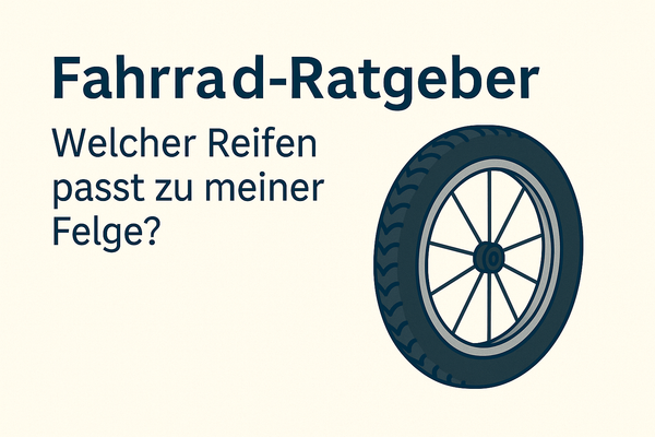 Fahrrad‑Ratgeber: Welcher Reifen passt zu meiner Felge? (mit Tabelle)
