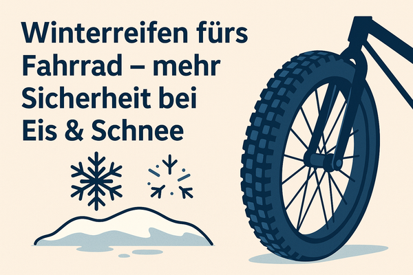 Winterreifen fürs Fahrrad 2025 – Mehr Grip bei Eis & Schnee | Tipps & Kaufberatung