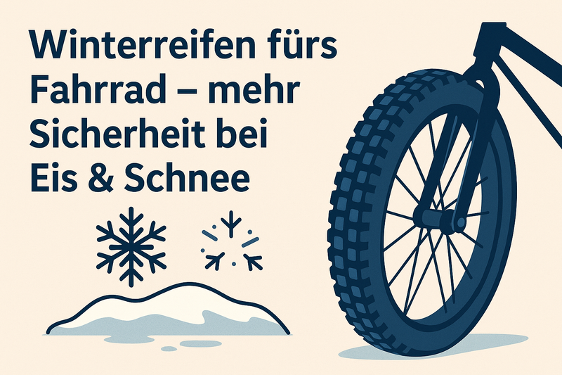 Winterreifen fürs Fahrrad 2025 – Mehr Grip bei Eis & Schnee | Tipps & Kaufberatung