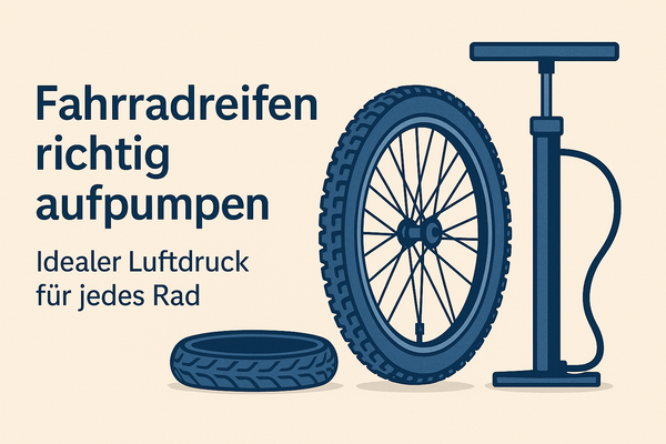 Fahrradreifen richtig aufpumpen | Idealer Luftdruck für jedes Rad