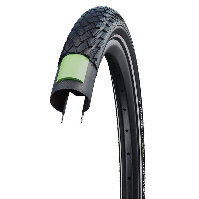 Schwalbe Green Marathon 26x1,75 47-559 mit Reflex und 3mm GreenGuard Pannenschutz