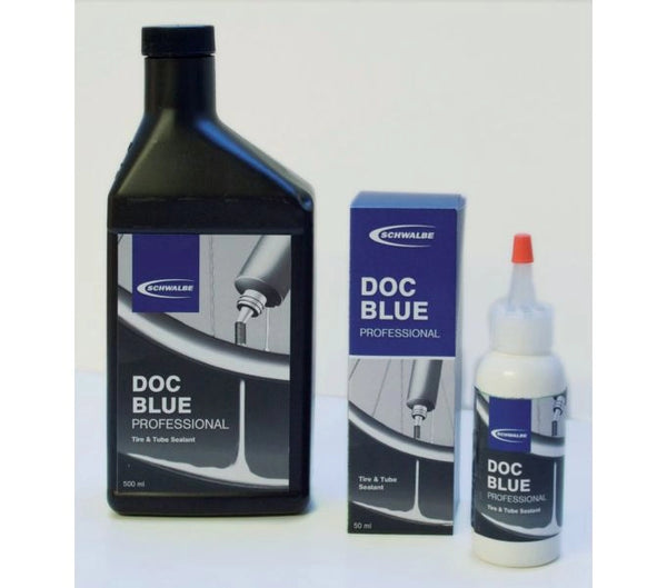 Schwalbe Doc Blue Professional Reifendichtmittel Tubeless Milch 60 ml / 200 ml / 500 ml